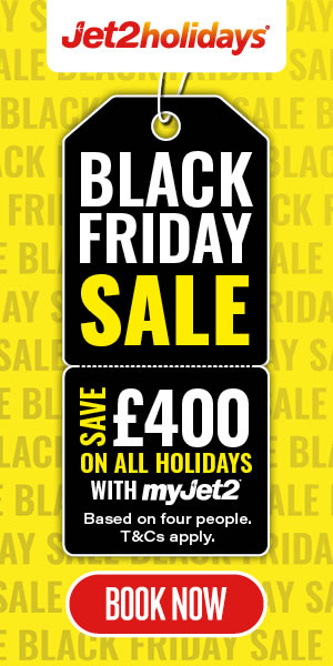 Jet2holidays Black Friday sale: £400 off holidays in 2025/2026