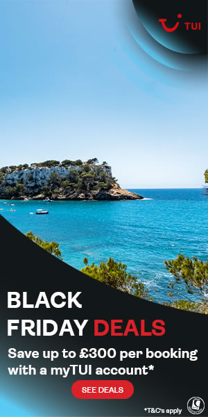 TUI Black Friday sale: up to £300 off holidays in 2025/2026