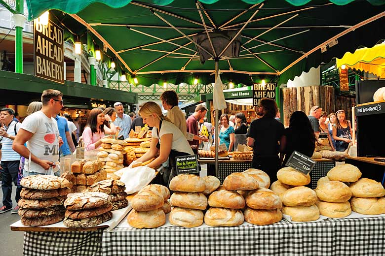 Bakery in Borough Market, London