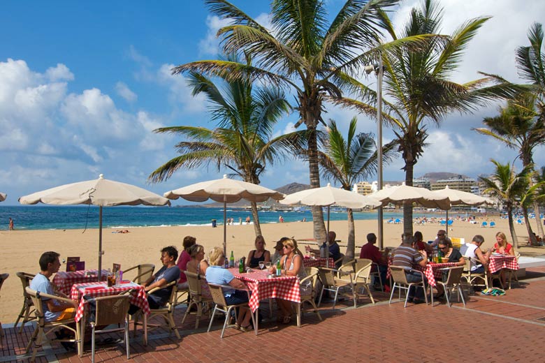 Café on the Paseo de las Canteras, Las Palmas