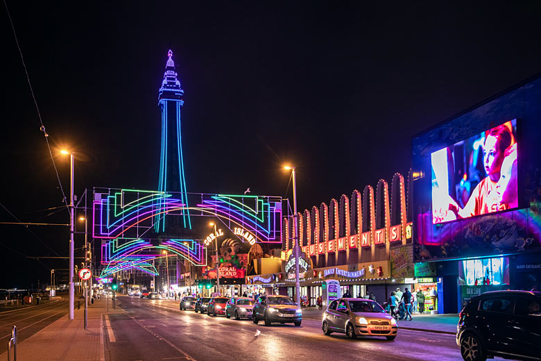 Blackpool Illuminations light up the autumn night sky each year