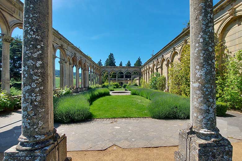 What used to be the conservatory at Witley Court