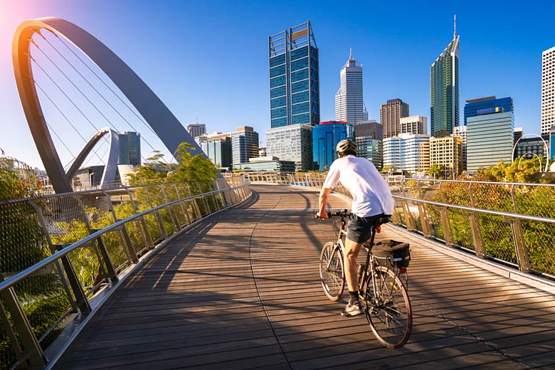 Hire a bike to explore Perth on two wheels