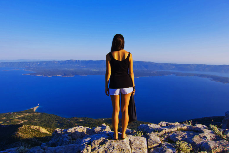 Looking south from the highest point on Brac