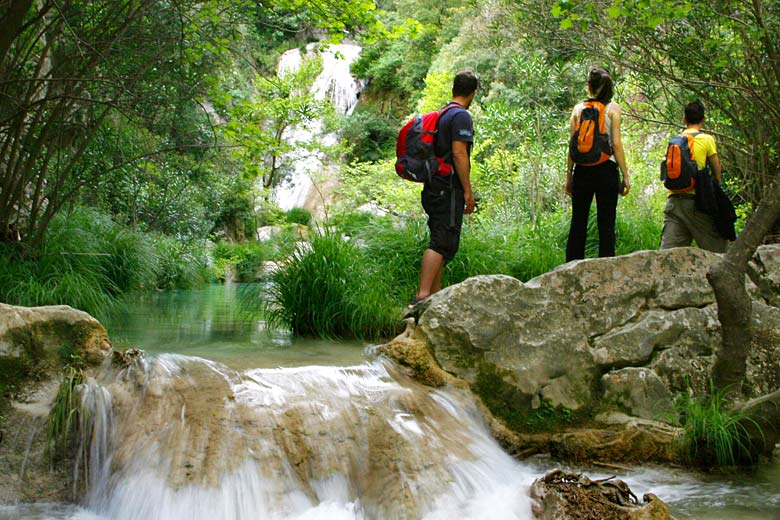 Hiking the Polylimnio Waterfalls, Messenia