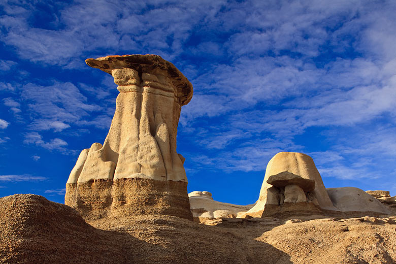 Hoodoos in the badlands near Drumheller, Alberta