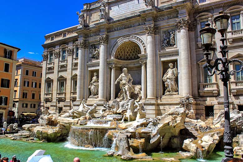 The iconic Trevi Fountain in Rome