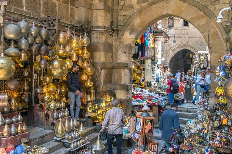 Haggle hard in the Khan el-Khalili bazaar