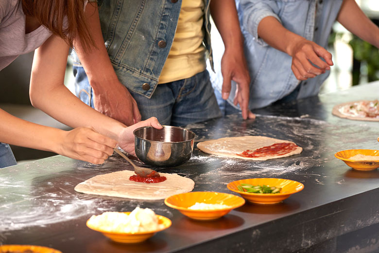 Learning the art of making pizza