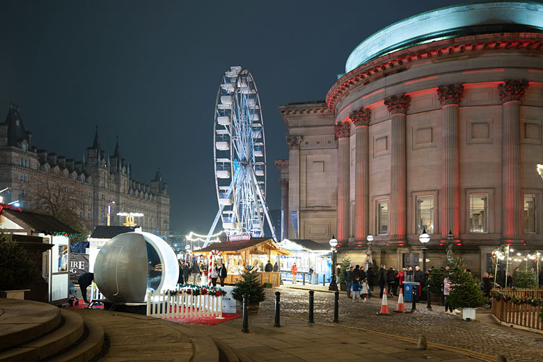 Compact Liverpool Christmas Market