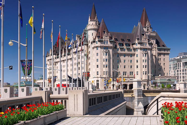 The majestic Fairmont Château Laurier Hotel, Ottawa