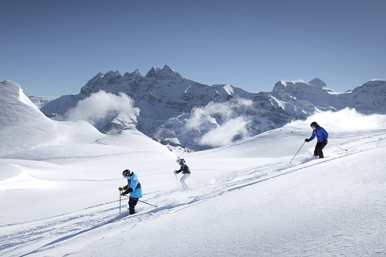 Powder on the slopes of Avoriaz