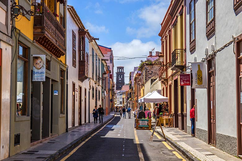 Strolling through the streets of San Cristóbal de La Laguna