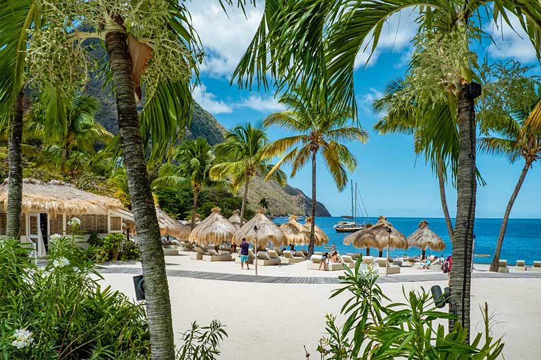 Idyllic Sugar Beach, St Lucia