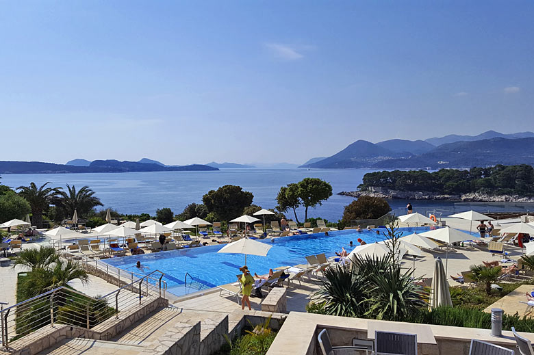 The inviting swimming pool at neighbouring Valamar Argosy