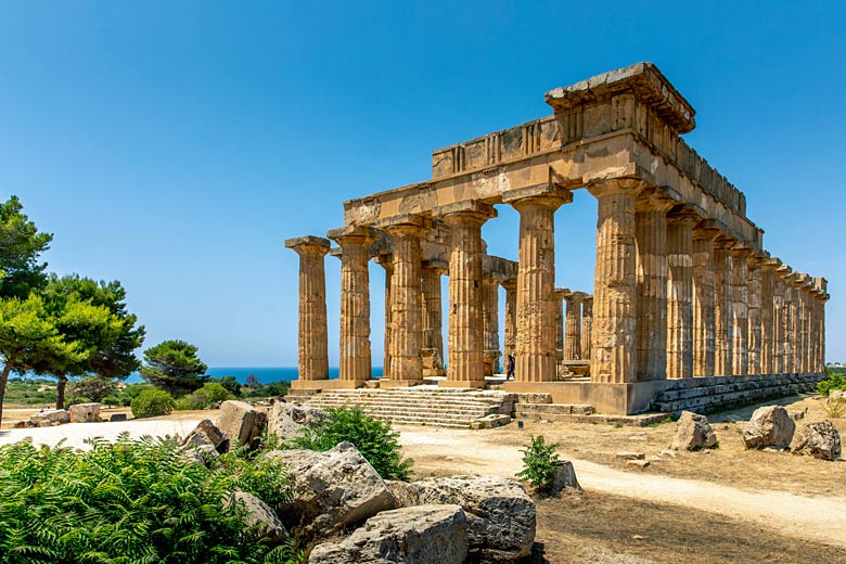 The 5th-century BCE Temple of Hera, Selinus, Sicily
