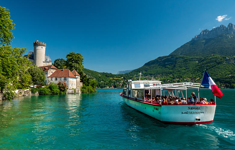 Enjoying a boat tour