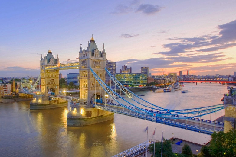 Tower Bridge on a summer's evening