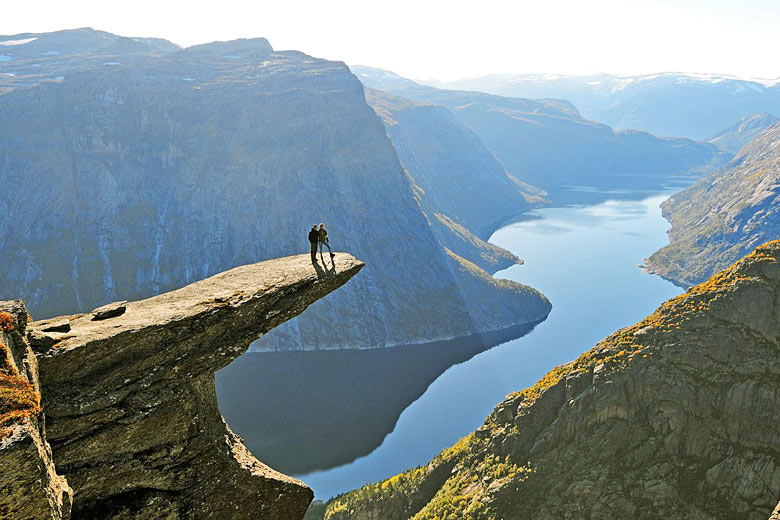 Hike to 'Troll's Tongue Rock', Hardangervidda National Park