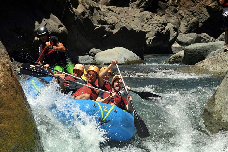 Whitewater rafting in Costa Rica